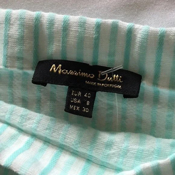 Massimo Dutti off shoulder viscose/linen/cotton elegant top - Picture 2 of 6